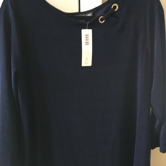 Chico's Travelers Grommet Detail Top - Picture 4 of 6